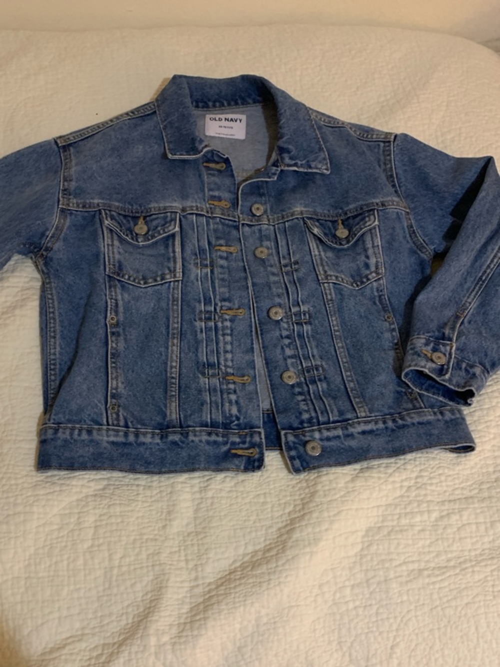 Old Navy Medium Blue Women's Denim Trucker Jacket